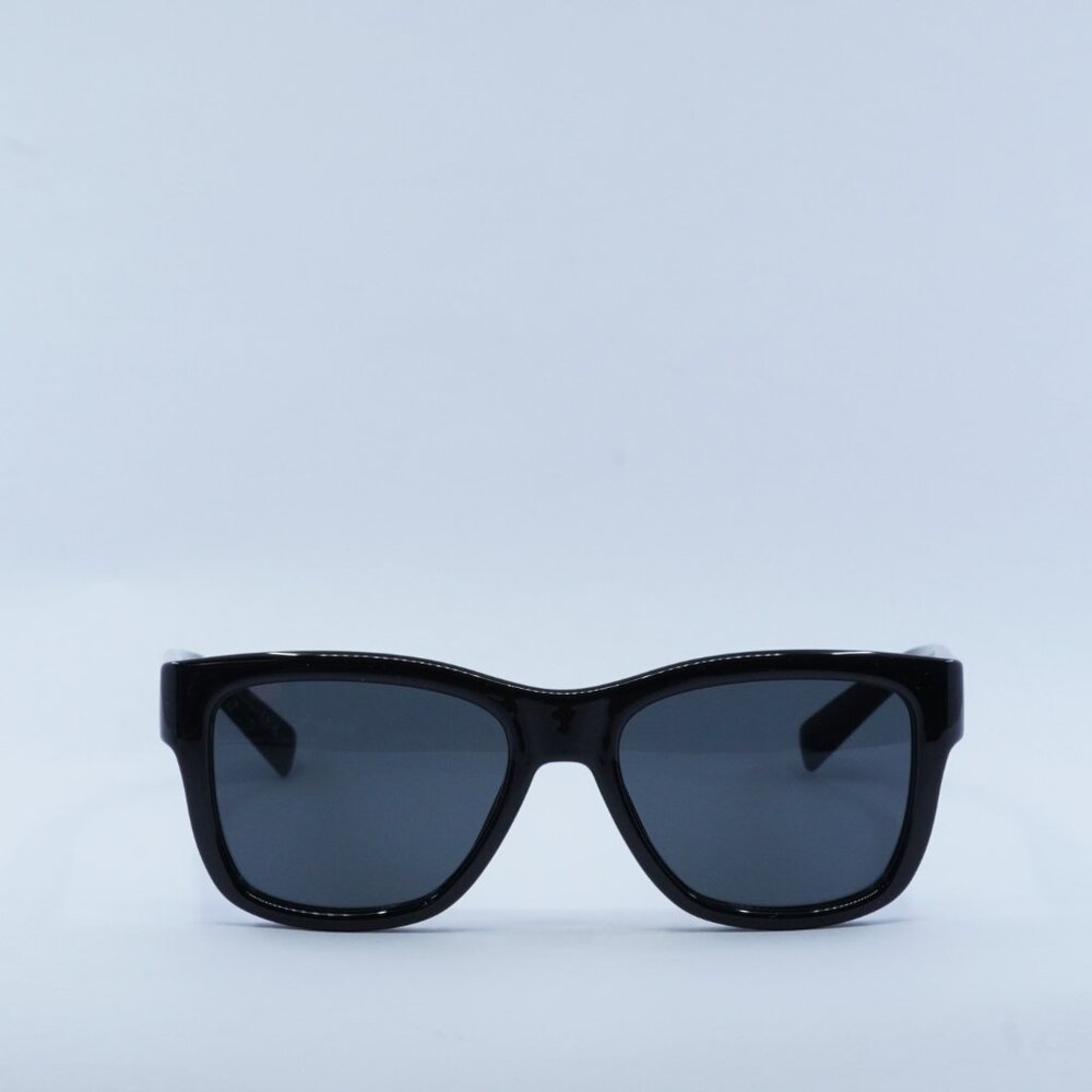 Saint Laurent SL674 001 Sunglasses Black Square Frame, Black Lenses - Picture 3 of 12